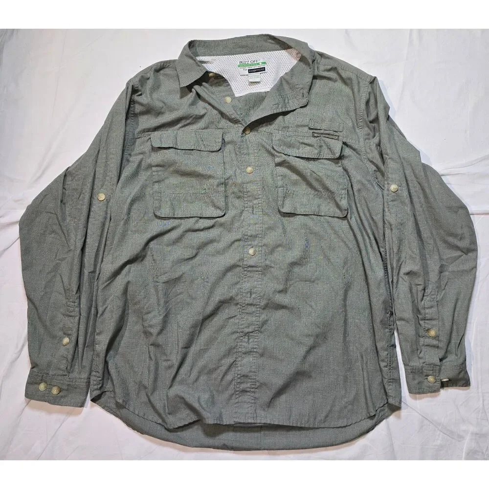 Exofficio Buzz Off Insect Shield Size XL Men's Outdoor Fishing Shirt - 94